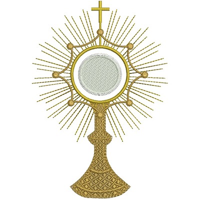 Matriz de matriz Matriz De Bordado Ostensório 18 Cm 2